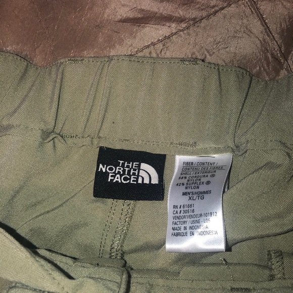 North face khaki hiking pants - Picture 2 of 3